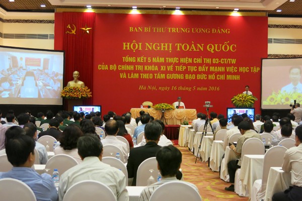 Hội nghị toàn quốc tổng kết 5 năm thực hiện Chỉ thị 03 của Bộ Chính trị - ảnh 1